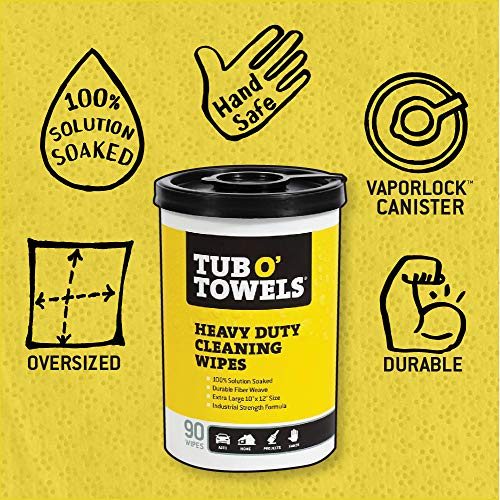 Tub O' Towels TW90 Cleaning Wipes for Spa Equipment - biohacking-products